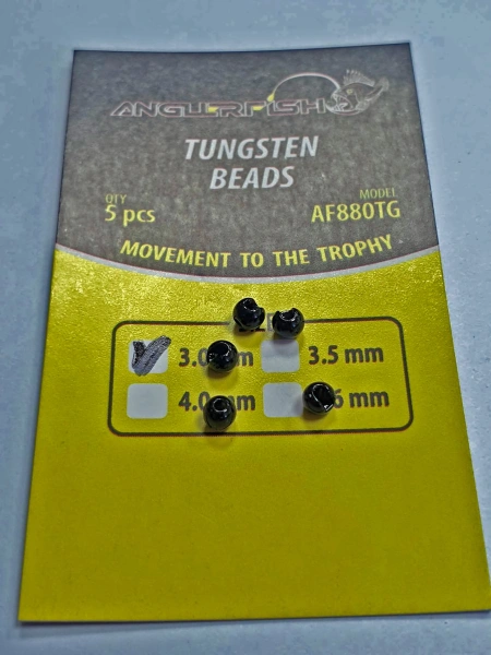 Anglerfish Tungsten Beads 4,6 mm Black (Черный)