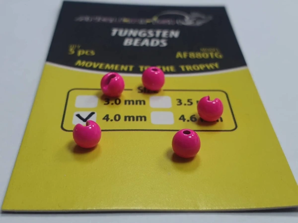 Anglerfish Tungsten Beads 4,6 mm Pink Fluo (Розовый)