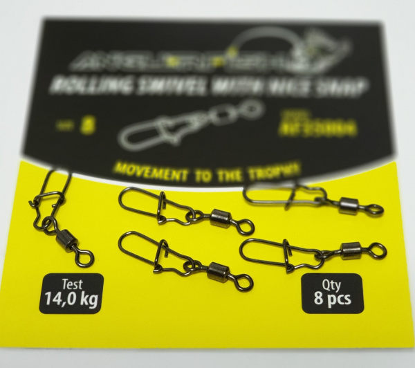 Anglerfish Rolling swivel with nice snap №8